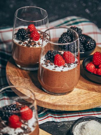 vegane Mousse au Chocolat aus nur 3 Zutaten