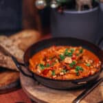 veganer Schaschlik-Topf, wie vom Weihnachtsmarkt, deftig und feurig